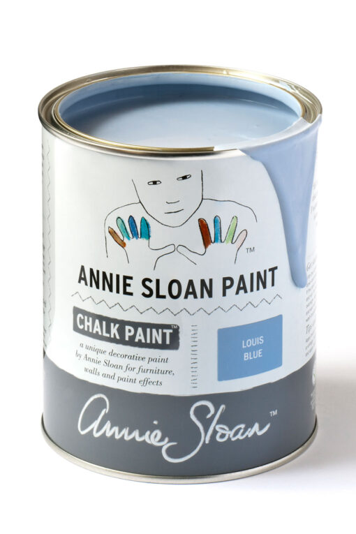 chalk paint Annie Sloan Louis blue