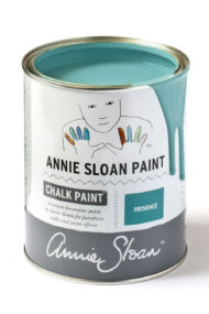chalk paint originale Annie Sloan Provence azzurro verde