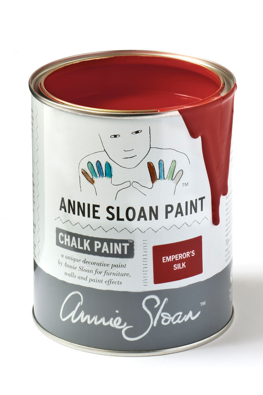 chalk paint originale Annie Sloan emperor, rosso