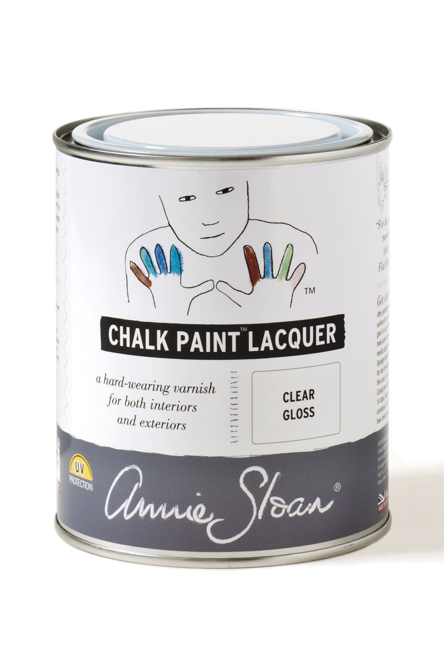 chalk paint originale Annie Sloan lacquer gloss