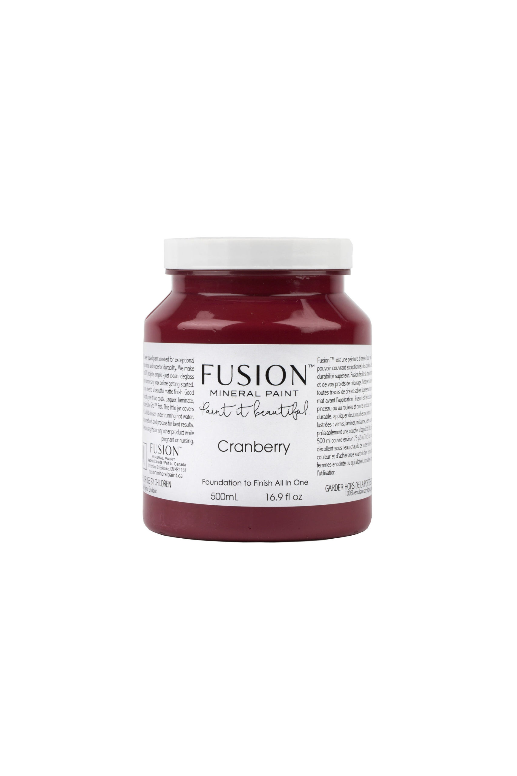 Fusion Mineral Paint vernice ecologica color rosso scuro