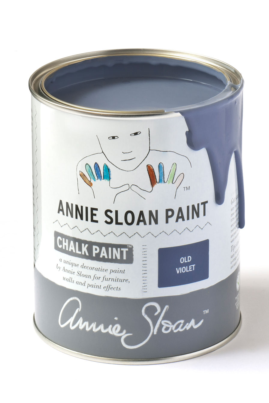 chalk paint originale Annie Sloan old violet violetto