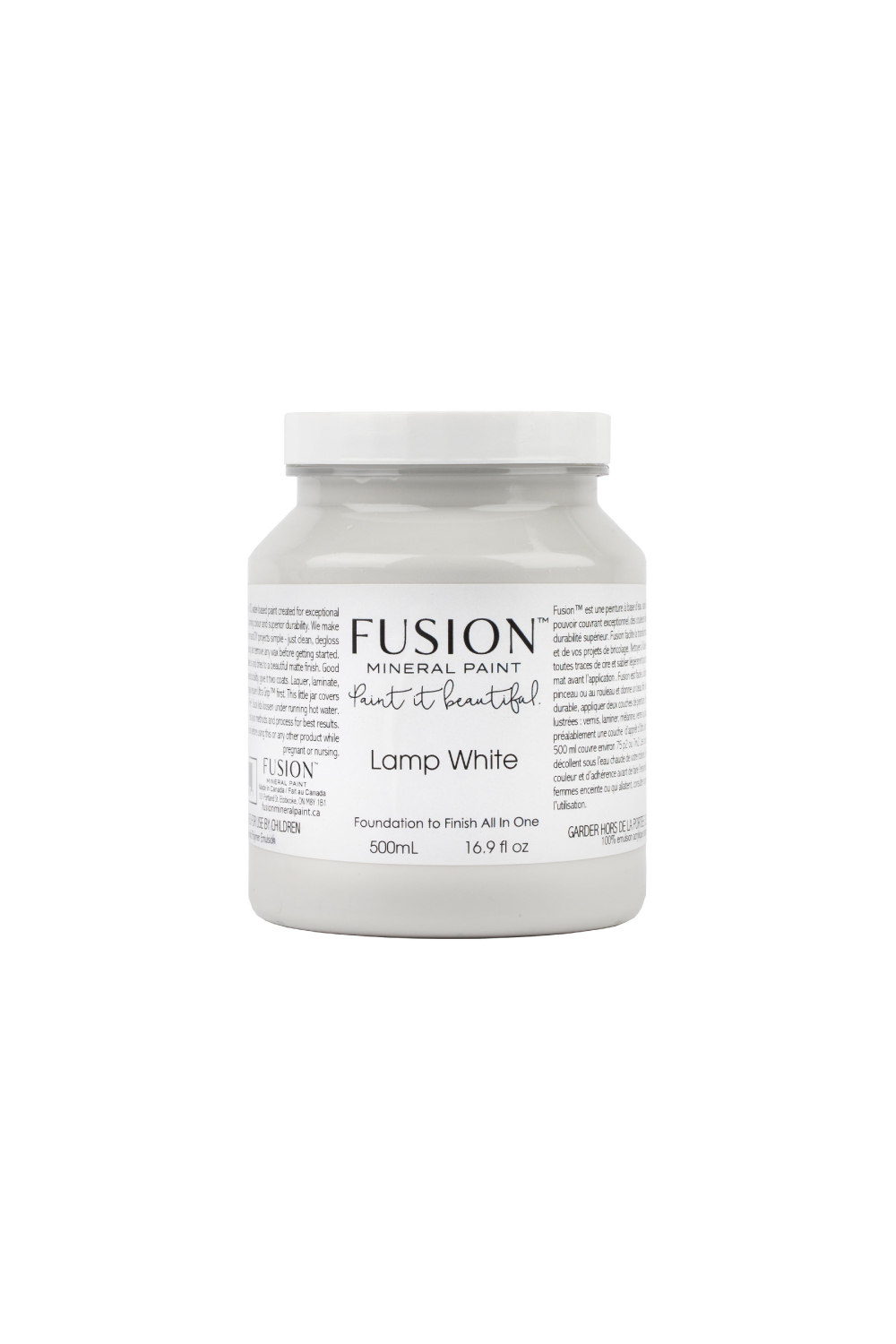 Fusion Mineral Paint vernice ecologica color bianco grigio