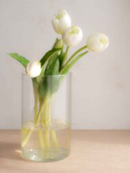 bellissimi tulipani real touch, estremamente realistici colore bianco puro
