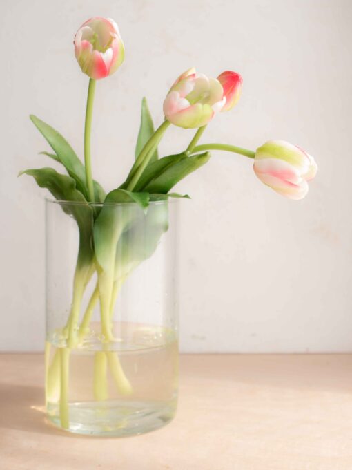 bellissimi tulipani real touch, estremamente realistici colore screziato