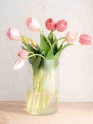 bellissimi tulipani real touch, estremamente realistici colore rosa chiaro