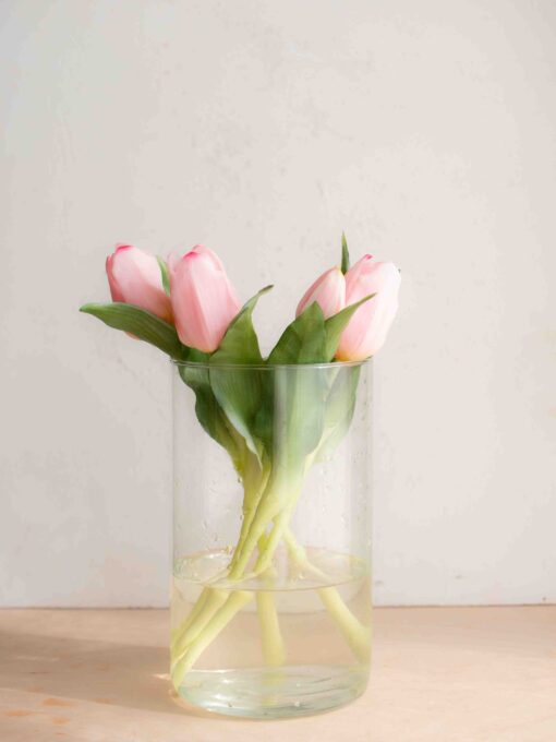 bellissimi tulipani real touch, estremamente realistici colore rosa scuro