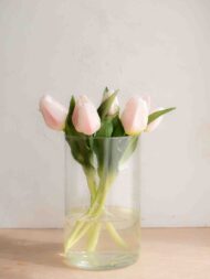 bellissimi tulipani real touch, estremamente realistici colore rosa