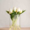 bellissimi tulipani real touch, estremamente realistici colore bianco