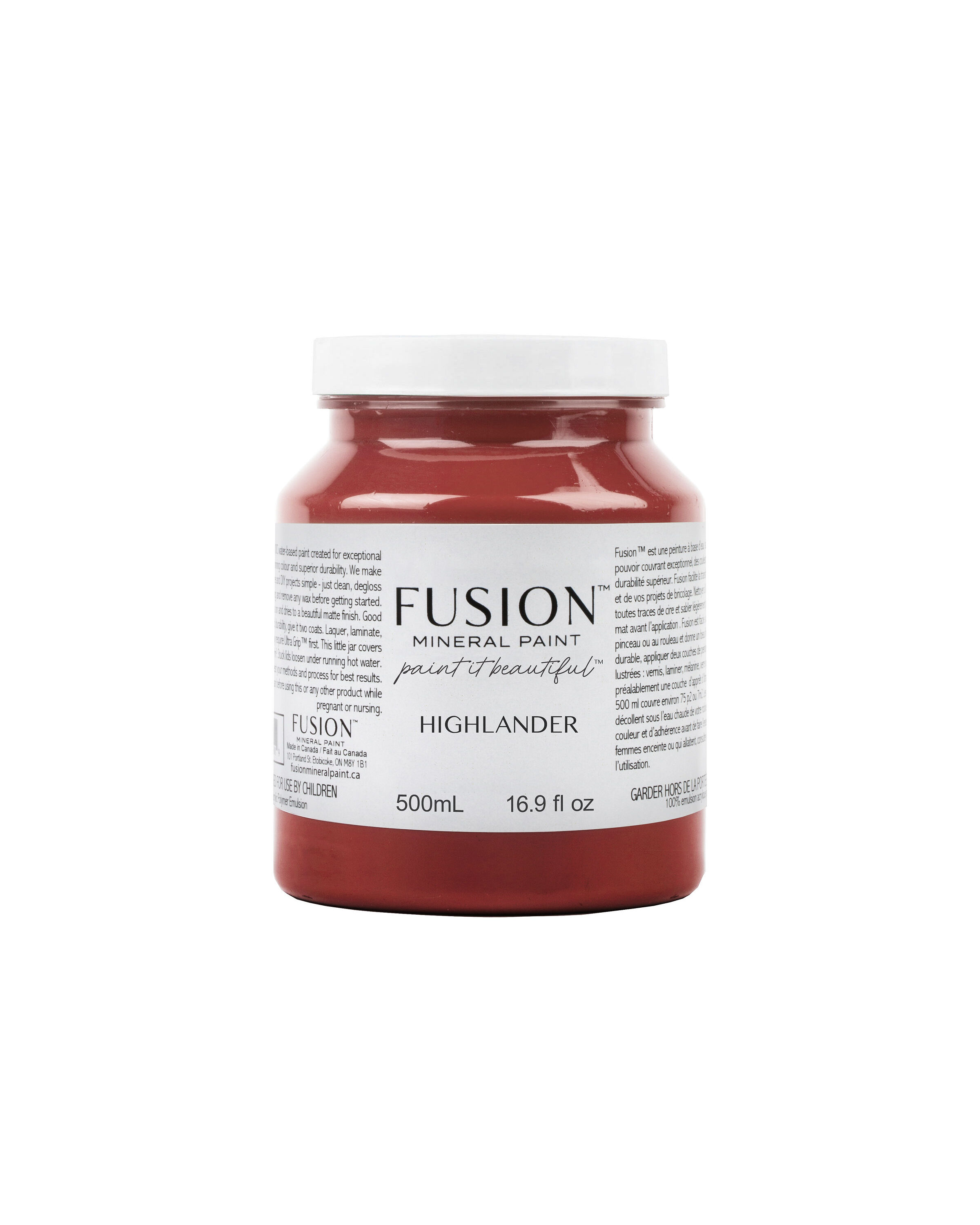 Fusion Mineral Paint vernice ecologica color rosso intenso