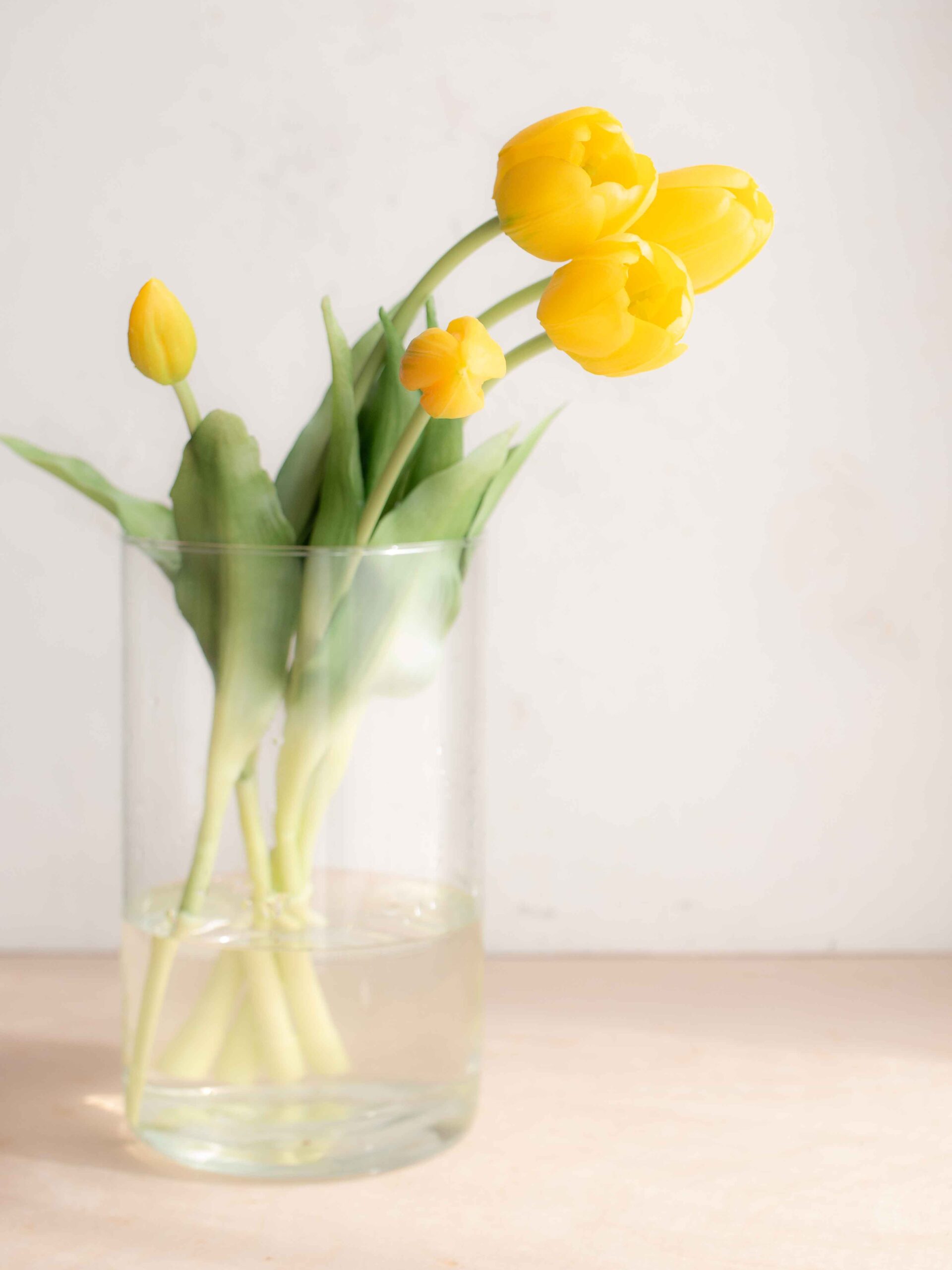Bouquet tulipani real touch gialli - All White