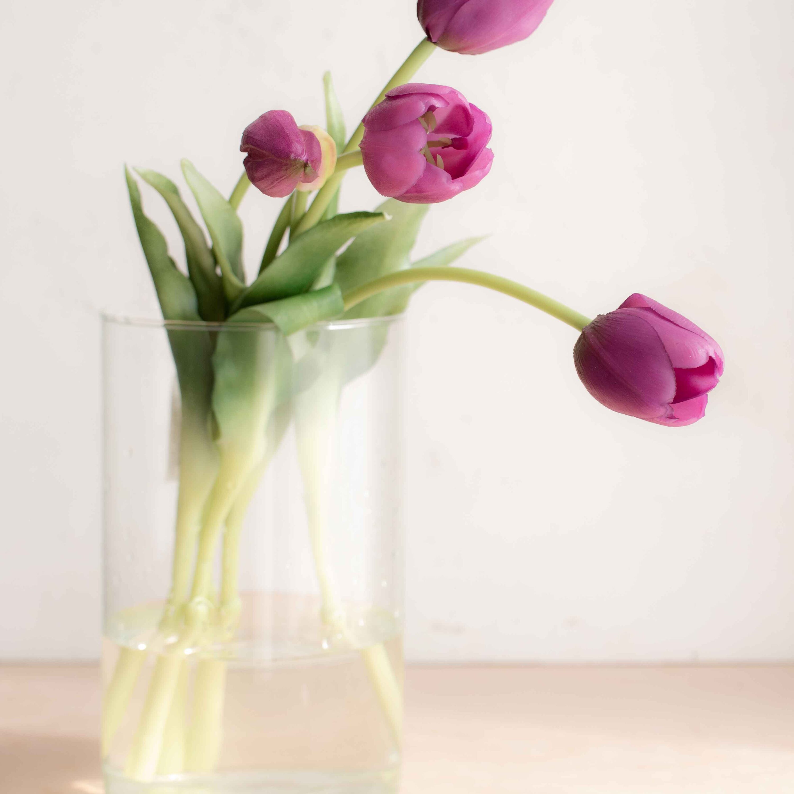 bellissimi tulipani real touch, estremamente realistici colore lilla