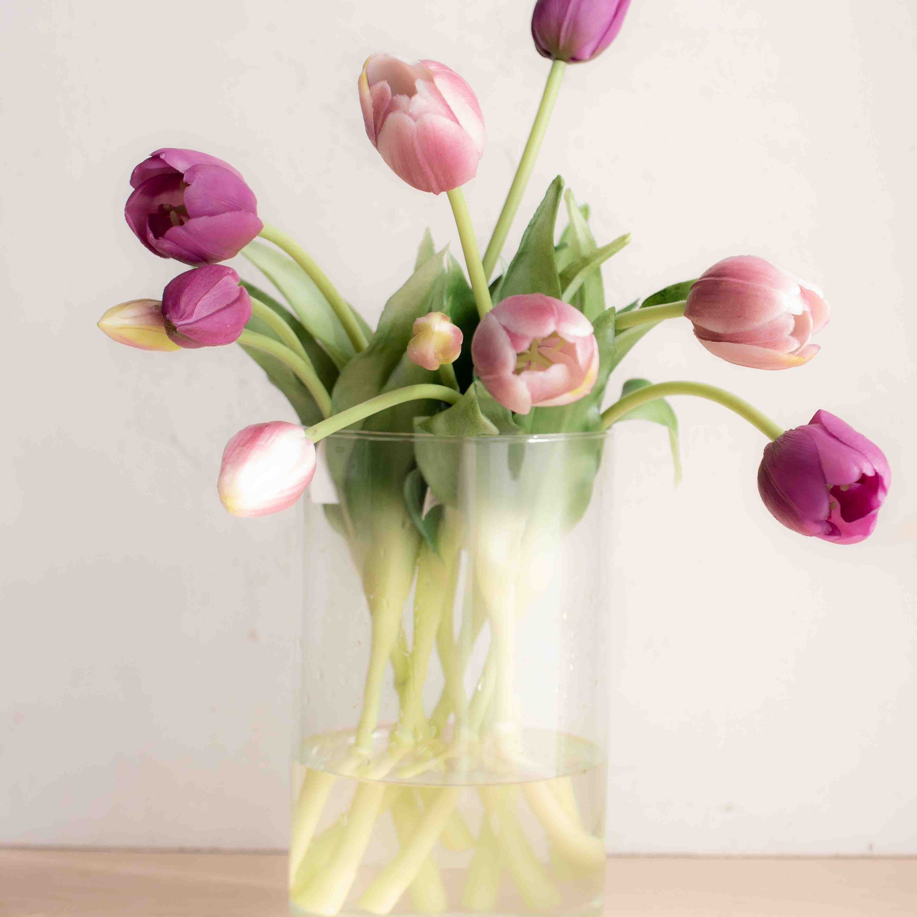 bellissimi tulipani real touch, estremamente realistici colore viola