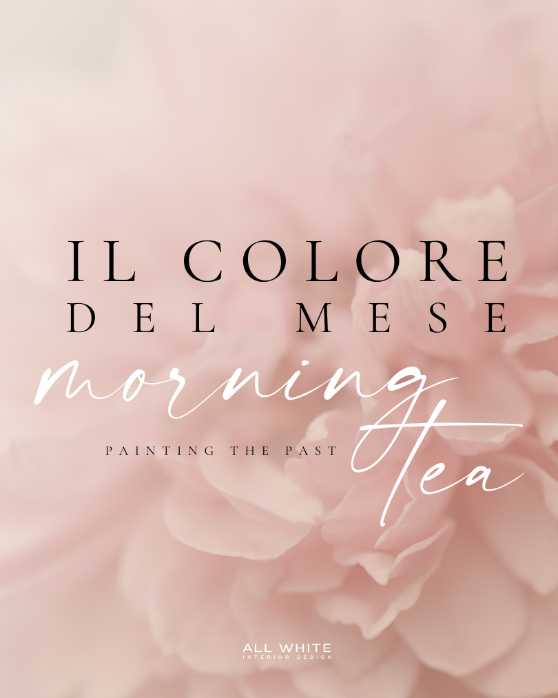il colore del mese morning tea chalk paint painting the past