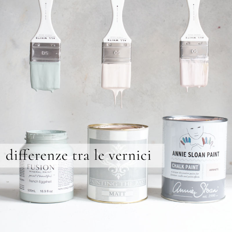 differenza chalk paint e fusion