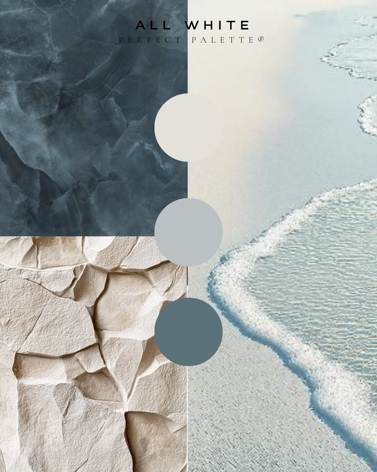 palette colori freddi per casa al mare