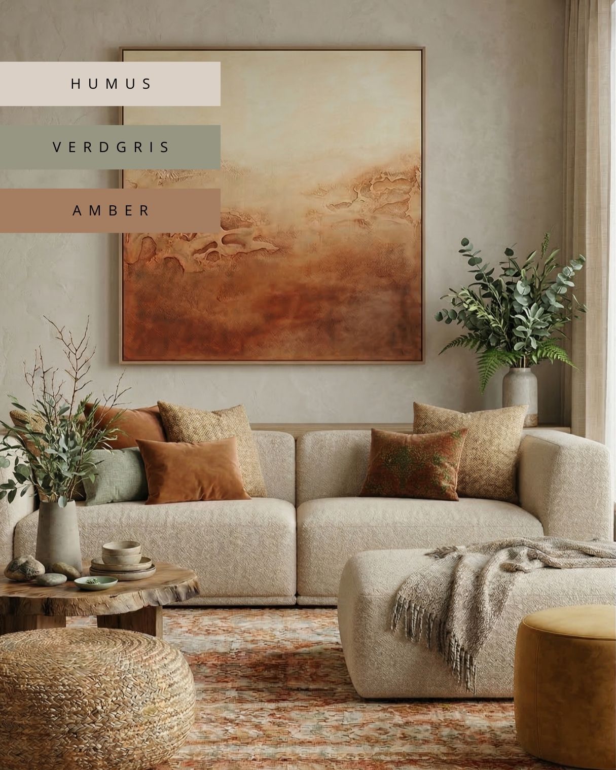 palette colori caldi per casa al mare