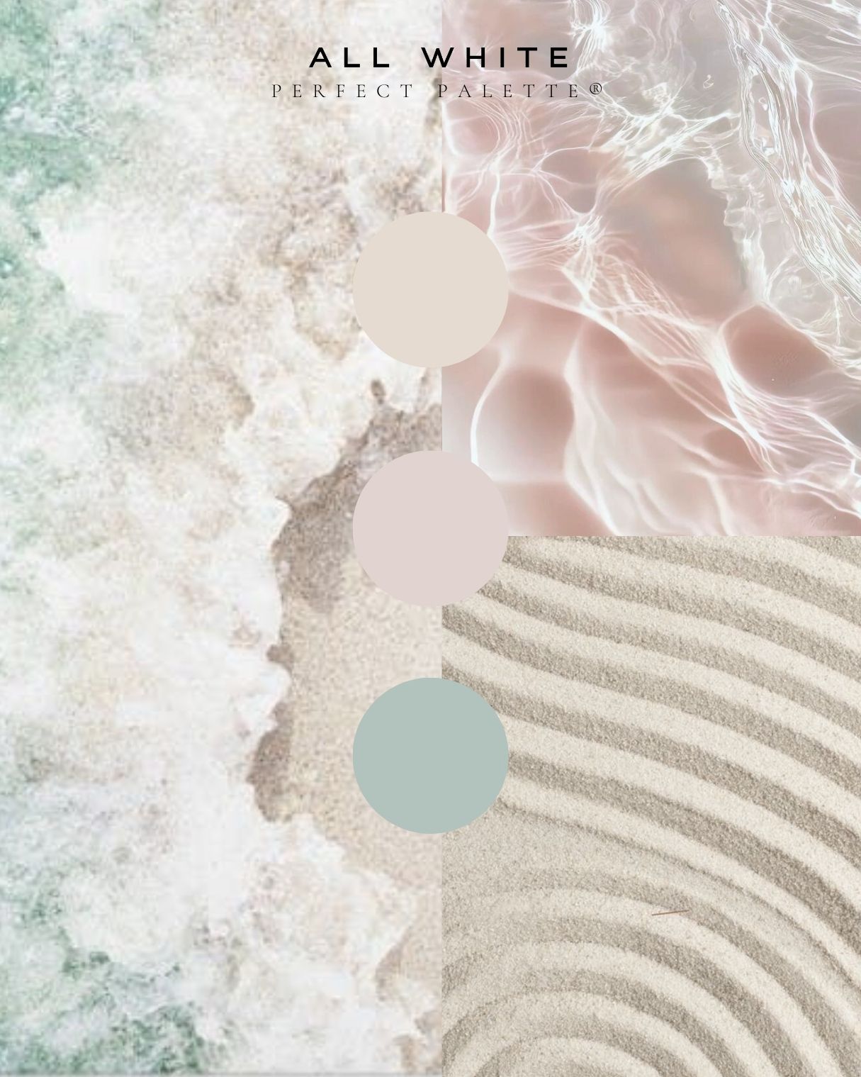 palette colori chiari per casa al mare