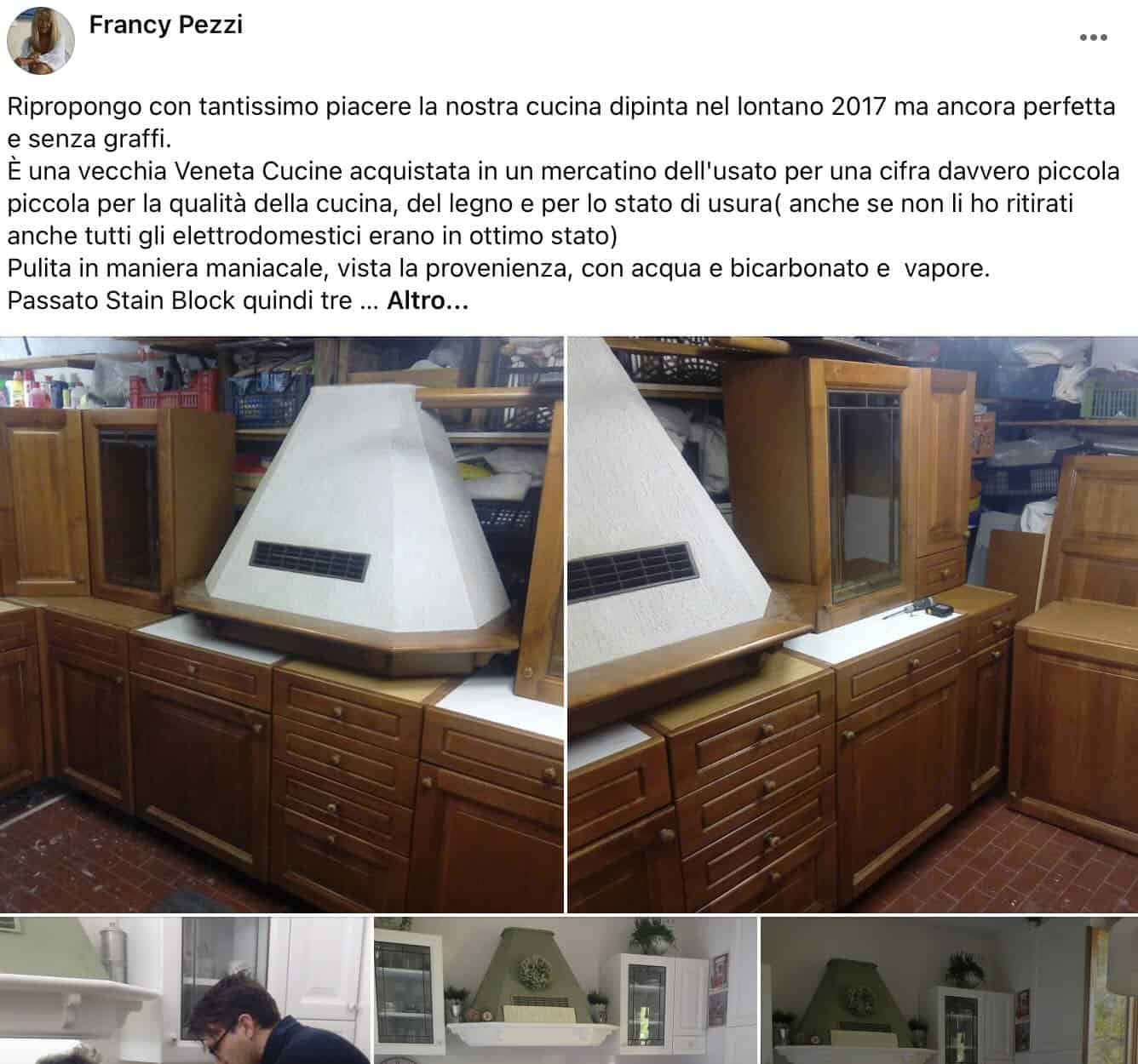 Screenshot Ripropongo con piacere la cucina in stile bianco e legno, restaurata e in ottimo stato, perfetta per.
