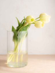 Bouquet tulipani real touch natural white