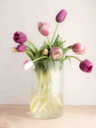 Bouquet tulipani real touch violet