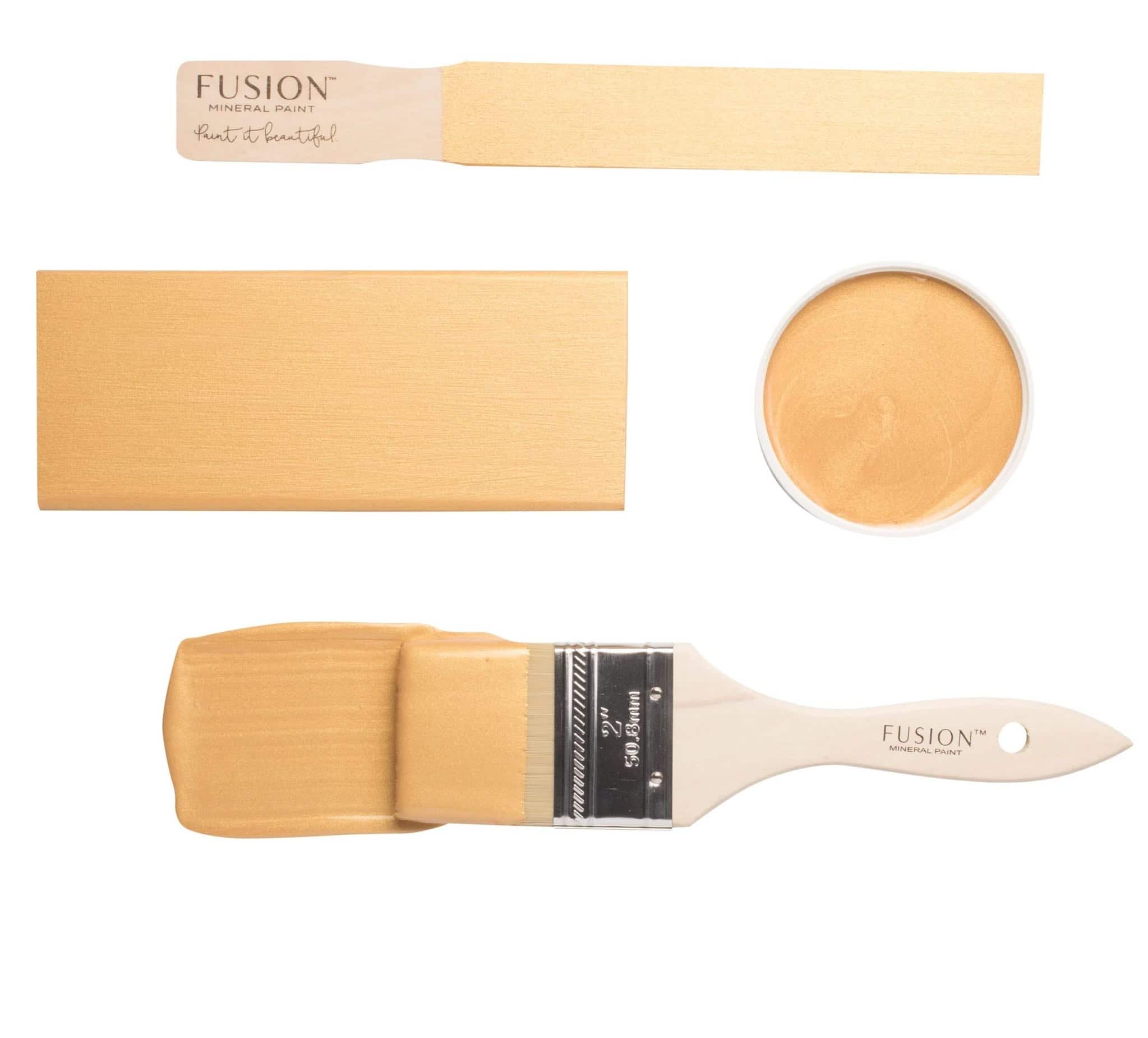 Fusion Mineral Paint Metallics Pale Gold