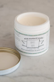 Milk Paint Miss Mustard Seeds white wax 50gr.
